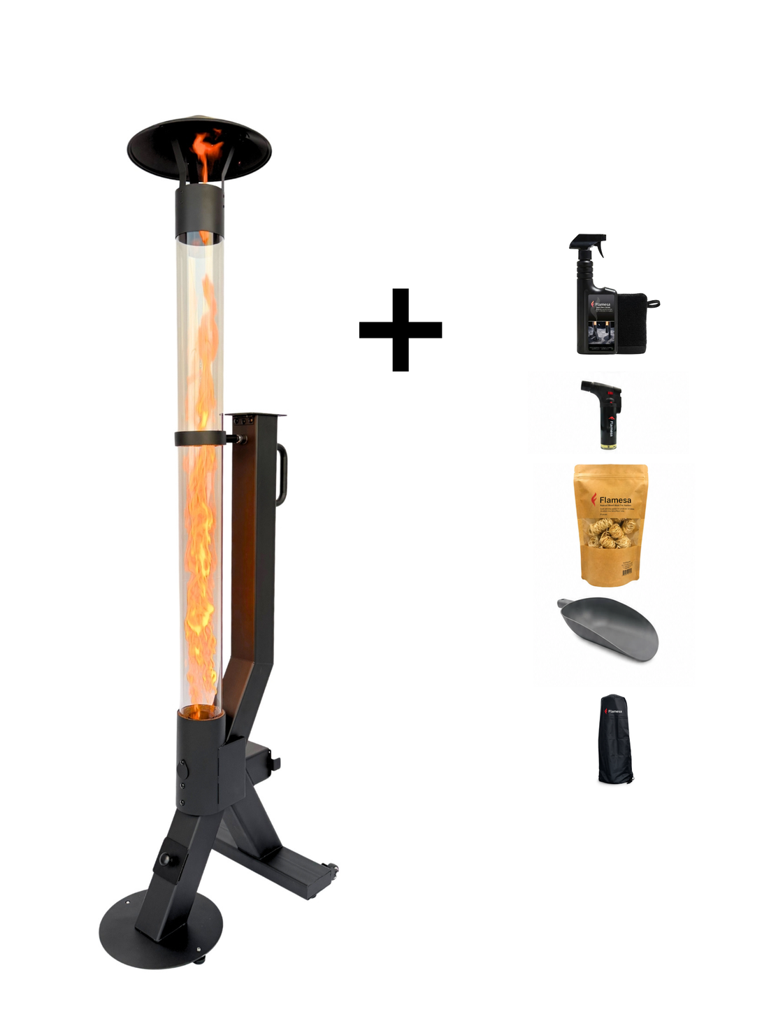 Pellettitakka Flamesa® Flare aloitussarja lisävarusteineen
