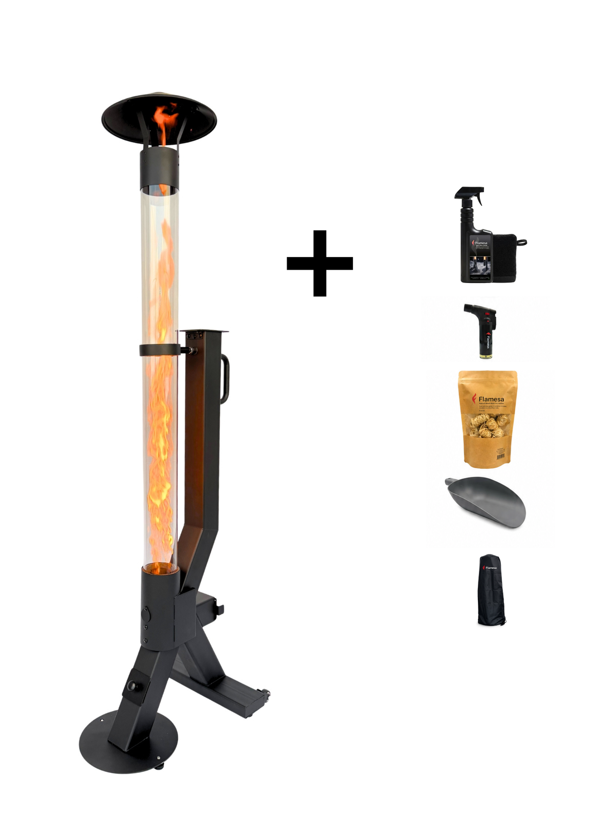 Pellettitakka Flamesa® Flare aloitussarja lisävarusteineen