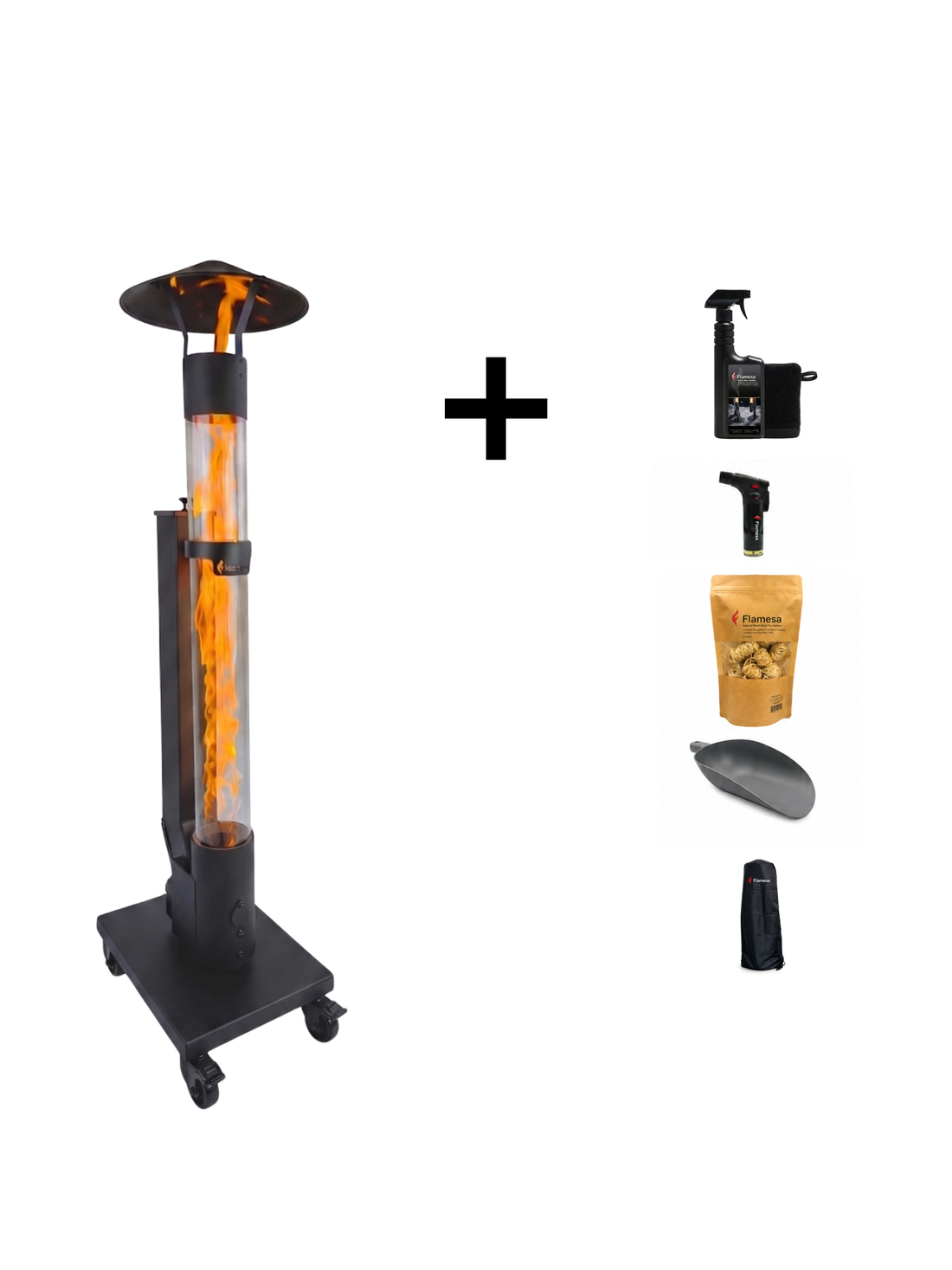 Pellettitakka Flamesa® Avara aloitussarja lisävarusteineen